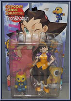 Tron Bonne (Orange Shirt) & Kobun (Servbot) from Capcom Girls Collection - Basic Series manufactured by Yamato [Front]
