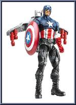 Captain America (Night Landing) from Captain America - The First Avenger - Concept manufactured by Hasbro [Loose]