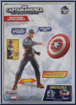 Captain America (Shield Storm) from Captain America - The Winter Soldier - 10" Figures manufactured by Hasbro [Back]