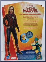 Captain Marvel & Marvel's Goose from Captain Marvel - Basic Series manufactured by Hasbro [Back]