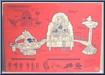 Power Base Fortress from Captain Power - Accessories manufactured by Mattel [Back]