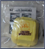 Chicken McNuggets from Changeables - 1987 Series manufactured by Square One [Back]
