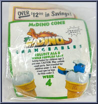 McDino Cone from Changeables - McDino manufactured by Square One [Front]