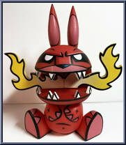 Fire Cat Bunny Action Figure
