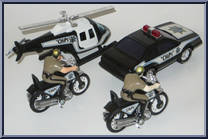 Police Set from CHiPs - Basic Series manufactured by Buddy L [Loose]