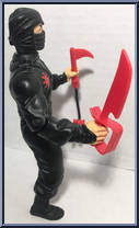 Ninja Warrior from Chuck Norris - Karate Kommandos - Basic Series manufactured by Kenner [Loose]