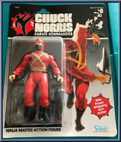 Red Ninja Master from Chuck Norris - Karate Kommandos - Basic Series manufactured by Kenner [Front]