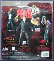Jason Voorhees (Friday the 13th - The Final Chapter) from Cinema of Fear - Series 1 manufactured by Mezco [Back]
