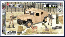 Humvee (Tan) from Click N' Play - Playsets manufactured by Click N' Play [Front]