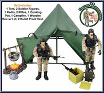 Military Life (Tent) from Click N' Play - Playsets manufactured by Click N' Play [Loose]