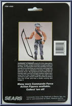 Sargent Stinger from Commando Force - Basic Series manufactured by Remco [Back]