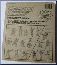 Gunner Bill / Parachute Pete from Commando Ranger - Basic Series manufactured by Concept 2000 [Back]