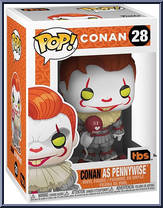 Conan as Pennywise from Conan O'Brien - Pop! Vinyl Figures manufactured by Funko [Front]