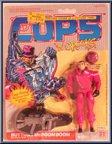 Buttons McBoom Boom from C.O.P.S. N Crooks - Series 1 - Crooks manufactured by Hasbro [Front]