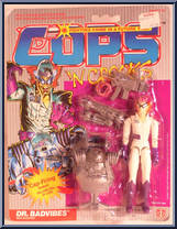 Dr. Badvibes from C.O.P.S. N Crooks - Series 1 - Crooks manufactured by Hasbro [Front]