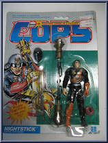 Nightstick from C.O.P.S. N Crooks - Series 2 - C.O.P.S. manufactured by Hasbro [Front]