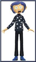 Coraline (Button Eyes) Action Figure