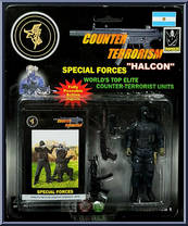 Halcon from Counter Terrorism - Black Cards manufactured by KidsBiz [Front]