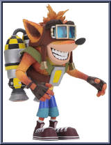 Crash Bandicoot (Jet Pack) from Crash Bandicoot - Basic Series manufactured by Neca [Loose]