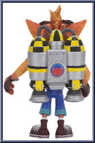 Crash Bandicoot (Jet Pack) from Crash Bandicoot - Basic Series manufactured by Neca [Loose]