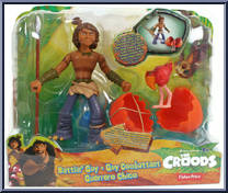 Battlin' Guy from Croods - Basic Series manufactured by Fisher-Price [Front]