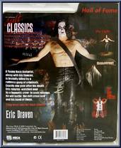 Eric Draven (The Crow) from Cult Classics - Hall of Fame manufactured by Neca [Back]