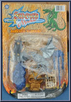 Barbarian and Dragon Action Figure