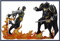 Batman vs Azrael (Batman Armor) from DC Multiverse - Basic Series manufactured by McFarlane [Loose]