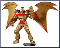 Batman (Hellbat Gold Suit) from DC Multiverse - Basic Series manufactured by McFarlane [Loose]