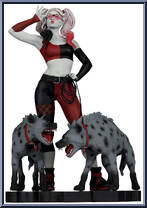 Harley Quinn (Red White & Black) (Jenny Frison) from DC Multiverse - Statues manufactured by McFarlane [Loose]