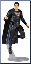 Superman (Black Suit) from DC Multiverse - Justice League manufactured by McFarlane [Loose]