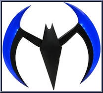 Batarang (Blue) (Batman Beyond Replica) from DC - Role Play manufactured by Neca [Loose]