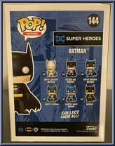 Batman (Black Chrome) from DC Super Heroes - Pop! Vinyl Figures manufactured by Funko [Back]
