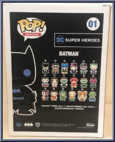 Batman (Glows in the Dark) from DC Super Heroes - Pop! Vinyl Figures manufactured by Funko [Back]