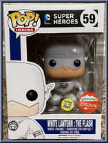 White Lantern: The Flash (Glows in the Dark) from DC Super Heroes - Pop! Vinyl Figures manufactured by Funko [Front]