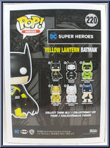 Yellow Lantern Batman (Glows in the Dark) from DC Super Heroes - Pop! Vinyl Figures manufactured by Funko [Back]