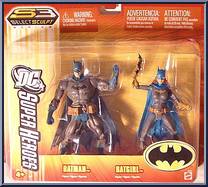 Batman / Batgirl from DC Super Heroes - 2-Packs manufactured by Mattel [Front]
