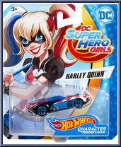 Harley Quinn from DC Super Hero Girls - Hot Wheels manufactured by Mattel [Front]