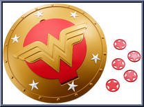 Wonder Woman Shield (Shooting Action) from DC Super Hero Girls - Role Playing manufactured by Mattel [Loose]
