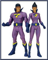 Zan & Jayna, the Wonder Twins (Matty Collector) Action Figure