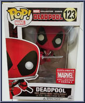 Deadpool (Leaping) from Deadpool - Pop! Vinyl Figures manufactured by Funko [Front]