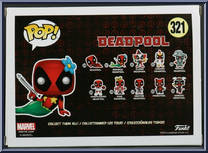 Deadpool (Mermaid) from Deadpool - Pop! Vinyl Figures manufactured by Funko [Back]