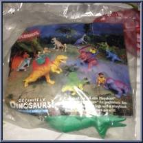 Triceratops from Definitely Dinosaurs - Wendy's - Series 1 manufactured by Playskool [Back]