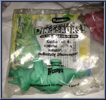 Triceratops from Definitely Dinosaurs - Wendy's - Series 1 manufactured by Playskool [Front]