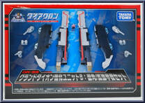 Grand Dion Reinforcement Unit B Impulse Angle & Extended Deck Set from Diaclone - Basic Series manufactured by Takara [Front]