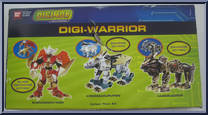 Collectors Set 1 (Agunimon / Lobomon / Loweemon) from Digimon - Digi-Warriors manufactured by Bandai [Back]
