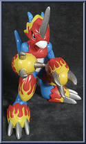 Flamedramon from Digimon - Digivolving manufactured by Bandai [Loose]