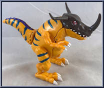 Greymon (Digivolves to MetalGreymon) from Digimon - Digivolving manufactured by Bandai [Loose]