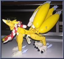 Kyubimon (Digivolves to Taomon) from Digimon - Digivolving manufactured by Bandai [Loose]