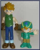 Matt (& Bonus T.K. figure) from Digimon - Action Feature manufactured by Bandai [Loose]